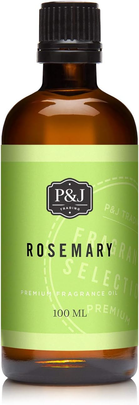 P&J Fragrance Oil Rosemary 100ml - Candle Scents, Soap Making, Diffuser Oil, Fresh Scent