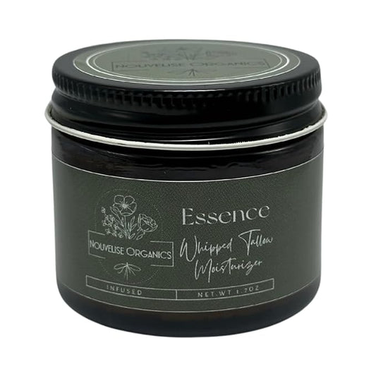Essence - Whipped Tallow Moisturizer - Neroli (Sweet Orange) - 100% Natural Grass-Fed Tallow & Organic Jojoba. Chemical-Free. Face & Body for Dry, Sensitive & Eczema-Prone Skin. 0.7 oz