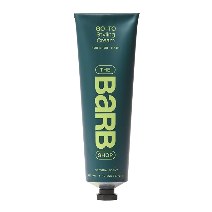 Barb Styling Cream for Women and Men - Soft Hold Hair Styling Cream for Curl Definition and Frizz Control - Lightweight, Natural Finish - Original Scent - 3 fl oz