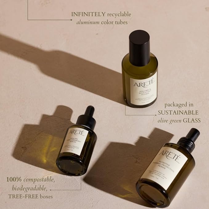 ARETÉ Smooth Form Styling Crème, Lightweight Hair Shaping Cream for Women + Men, Lemon Protein, Organic Black Seed Oil, Marsh Mallow Flower, Shea Butter, Anti Frizz Heat Protectant, Made in USA, 3.8oz