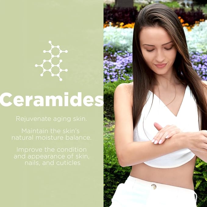 Hydrating Lotion for Dry Hands, Nails, and Cuticles, 3.4 fl. oz., Daily Moisturizing Skincare for Soft, Sensitive Skin with Shea Butter and Ceramides