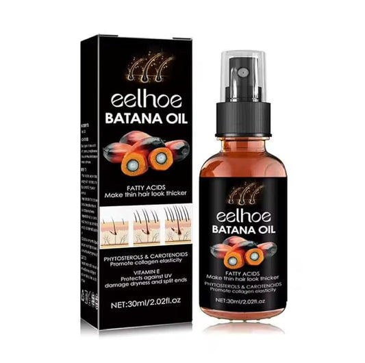 Eelhoe Batana Oil for Hair Growth, 2.02 fl oz, Hair Thickening Treatment with Vitamin E