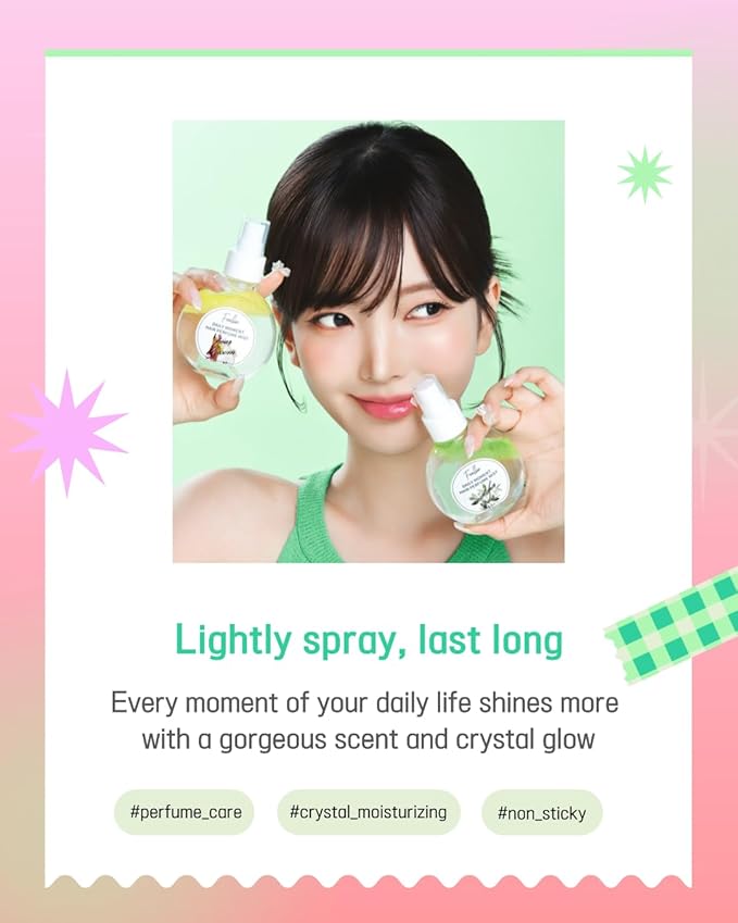 Foellie Daily Moment Hair Perfume Mist 100ml/3.38 fl.oz. (Matcha Soda Scent)