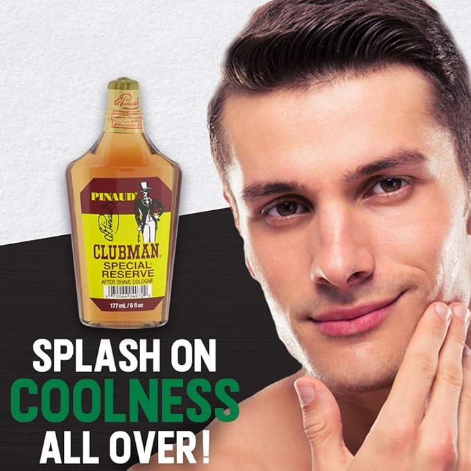 Clubman Special Reserve Shave Cologne, After Shave Macho Fragrance, 6 fl oz