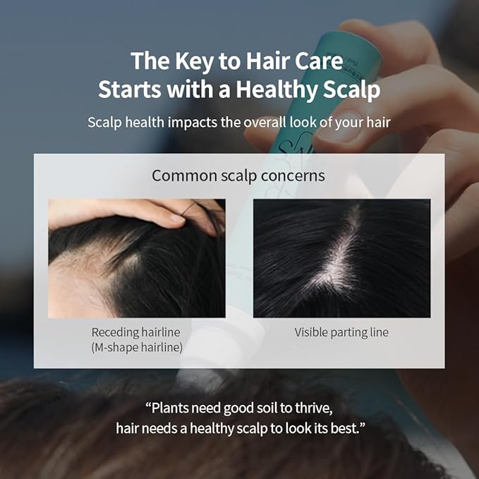 GROWUS Recover Therapy Booster Serum, Scalp Serum for receding hairline, Supports Fuller Hair, Packed with Biotin, Sea Water, Free from Paraben, Sulfate