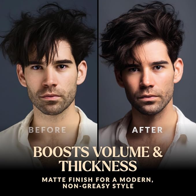 Sea Salt Spray for Men - Salt Water Texture & Volume Spray for Men’s Beach Waves & Curls with Heat Protection 200 ml - Made in Germany (6.76 Fl Oz, Medium Hold (Pack of 1))