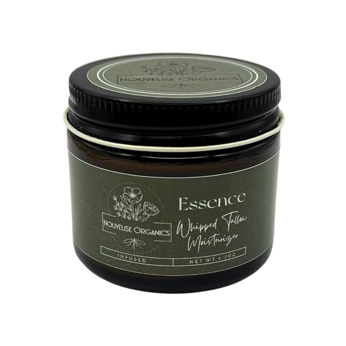 Essence - Whipped Tallow Moisturizer - Neroli (Sweet Orange) - 100% Natural Grass-Fed Tallow & Organic Jojoba. Chemical-Free. Face & Body for Dry, Sensitive & Eczema-Prone Skin. 1.7 oz