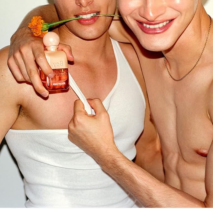 Boy Smells Peachy Oudy Eau de Parfum – Peach, Mimosa, Marigold and White Oud Scent – Fruity Woody Unisex Perfume – Everyday Body Fragrance – Signature Glass Spray Bottle – 50ml