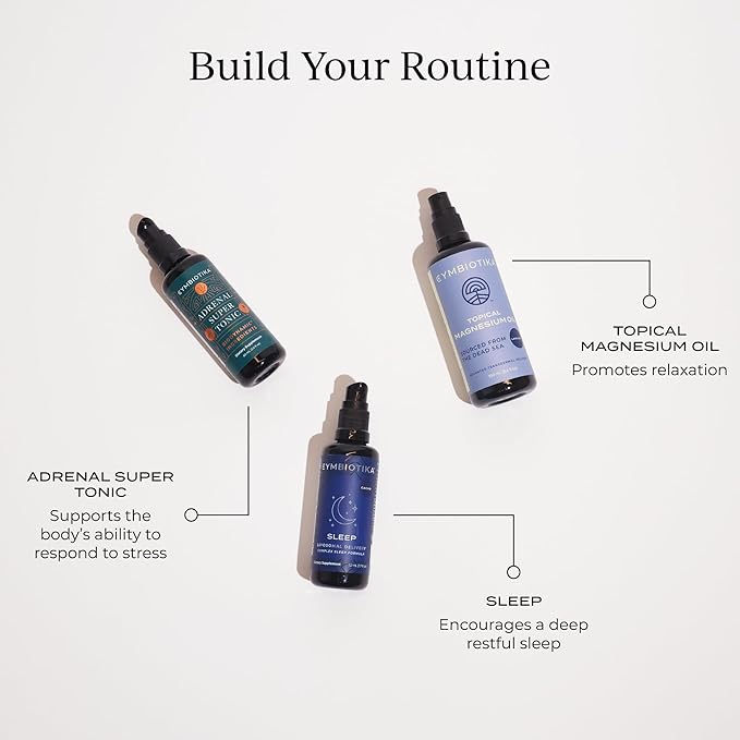 CYMBIOTIKA Topical Magnesium Oil Spray for Body, USA Made, Supplement for Leg Cramps, Muscle, Joint Health & Sleep Support, Includes Magnesium Chloride, Lavender Extract, Aloe Vera - Skin Applicator