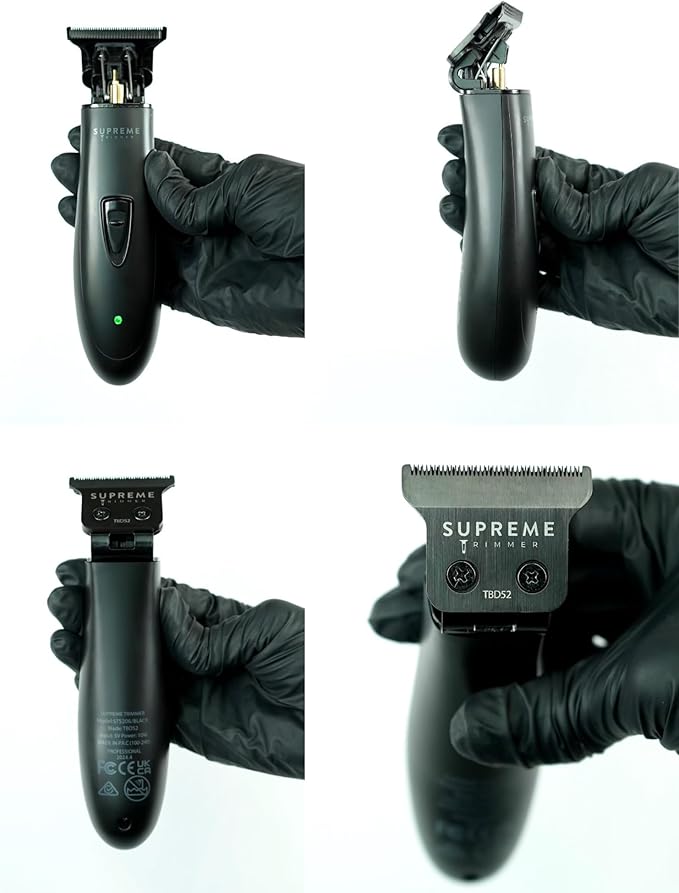 Supreme Trimmer Professional T Shaper ST5206 – Cordless Hair & Beard Liner for Men | Zero-Gap Precision Edger Clippers | Quiet, Lightweight, Long Battery Life | Barber & Home Use