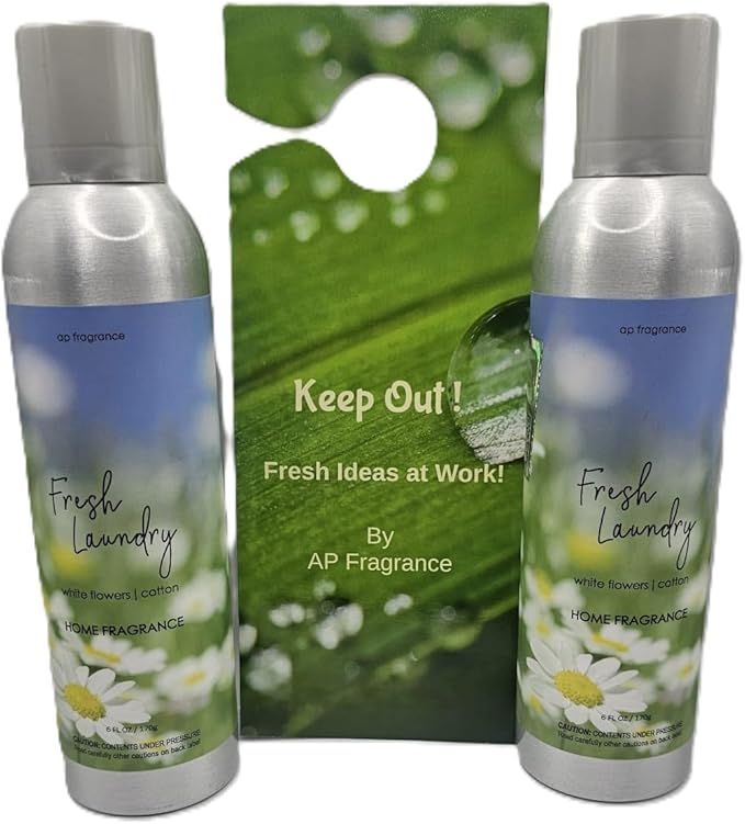 2X Fresh Laundry - Air Freshener Spray - Concentrated Room & Fabric Freshener, 6 oz
