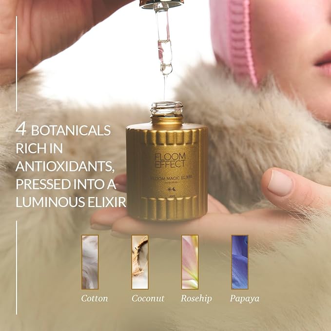 Magic Elixir Facial Oil – Nourishing Radiance Serum with Moringa, Sea Buckthorn & Rosehip Oil – Vitamin B3 for Glow and Resilience – 30ml