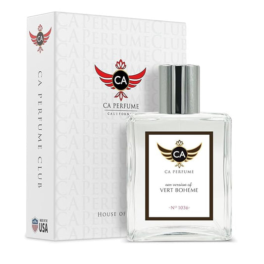 CA Perfume Impression of Vert Boheme for Women & Men Eau De Parfum Spray Long Lasting Floral Green Perfume (3.4 Fl Oz / 100ml)