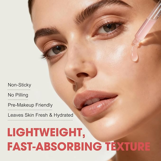 Pink Peptide 12 PDRN Serum – Salmon DNA 10,320ppm, 12 Peptides + Niacinamide for Hydrating, Firming & Glowing Skin – 30ml / 1.01 fl.oz.