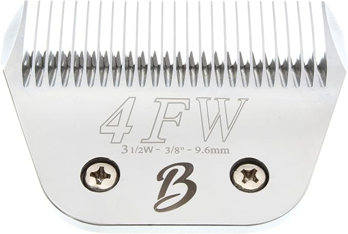 Detachable A Series Wide 4f Blade Dog Grooming Cuts Length 3 3/8" - 9.6mm Japanese High Carbon Steel Dog Grooming Blade Supplies | Detachable Blade Clippers (Compatible A5 Series(B4FW)