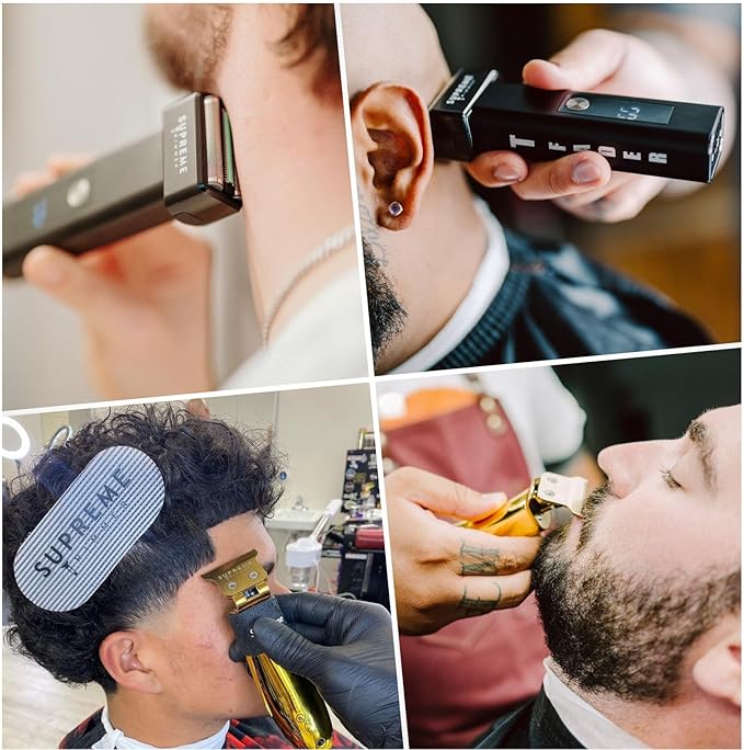 Supreme Trimmer 2-in-1 T-Fader Foil Shaver & T-Shaper Trimmer Set | ST5200 Beard Trimmer STF501 Electric Razor | Travel Hair Trimmer | Gold