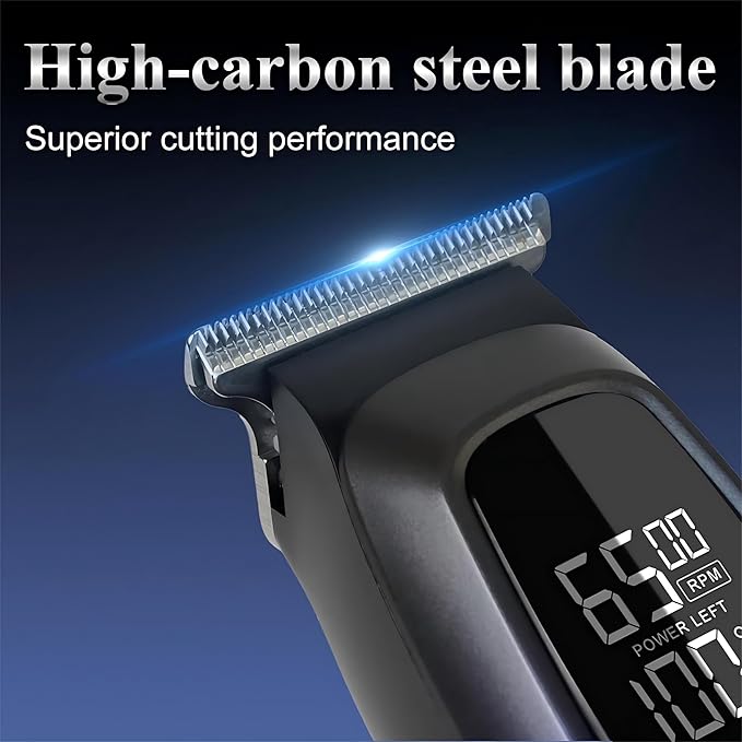 HTC Professional Hair Clippers – Stylish, 1800mAh Battery Rechargeable, and Precision Trimming with Superior Blade-Sharpness for Salon-Grade Grooming