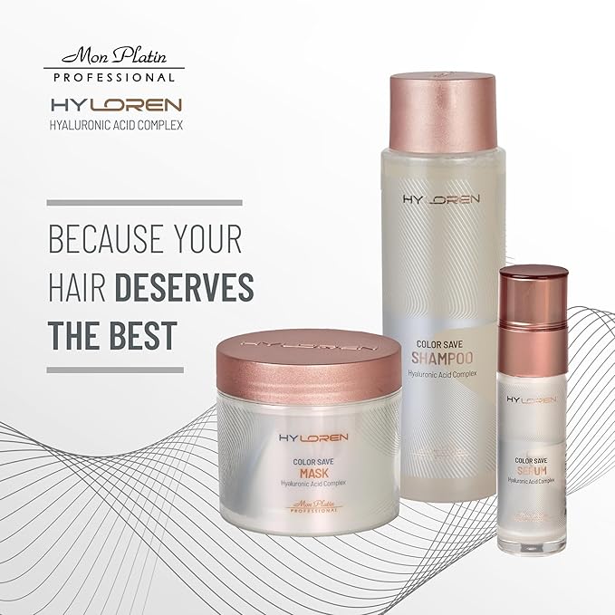 Color Save Serum with Hyaluronic Acid for Colored , Damaged , Repair Treatment, Prevents Fading, Anti Frizz for Soft, Shiny, Healthy Hair 50ml