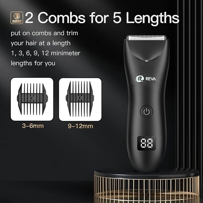 Multi Groomer All-in-One Hair Trimmer with Head Spotlight for Men & Women- Cordless Rechargeable Beard & Hair Clipper, Waterproof, Ceramic Blades, Low Noise and Fast Charging