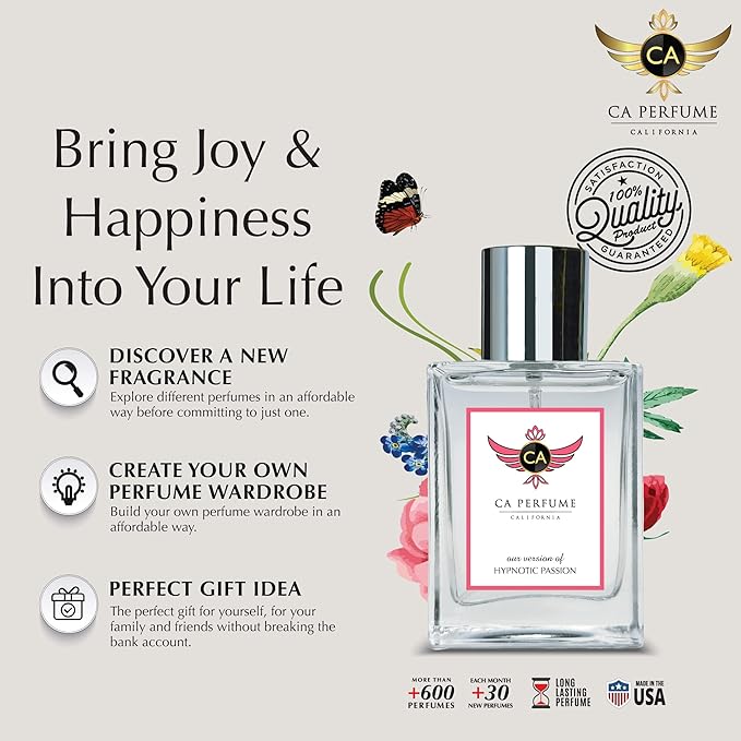 CA Perfume Impression of Sexy Vanilla For Women & Men Long Lasting Fragrance Dupes Eau de Parfum Unisex Cologne Spray Bottle 3.4 Fl Oz/100ml