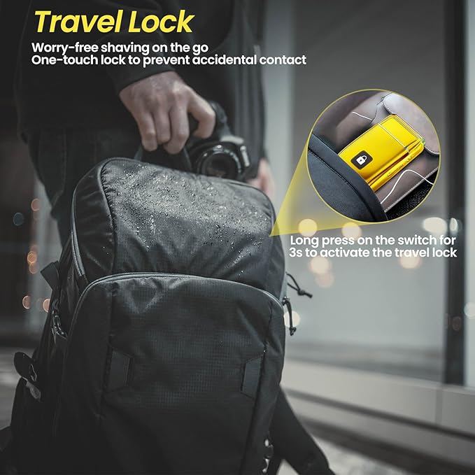 Electric Foil Shavers for Men, 3 Speed Electric Razor for Men, High Speed Dual Floating Blades, IPX7 Waterproof Wet & Dry, LED Display, USB Type C Charging, Foil Razor for Face/Beard/Head (Gold)