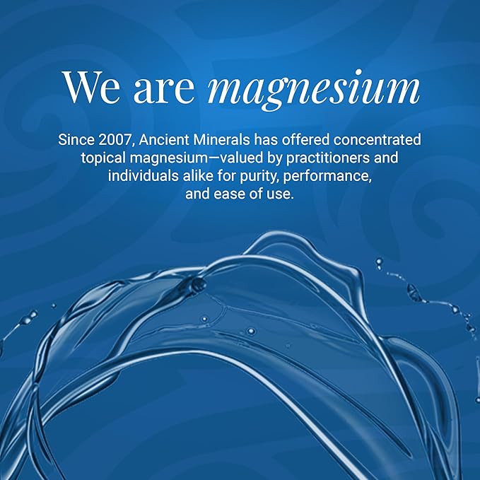 Ancient Minerals Magnesium Oil Ultra with OptiMSM, Refill 33.8 oz. - Pure Genuine Zechstein Magnesium Chloride Supplement with MSM - Best Topical Skin Application for Dermal Absorption