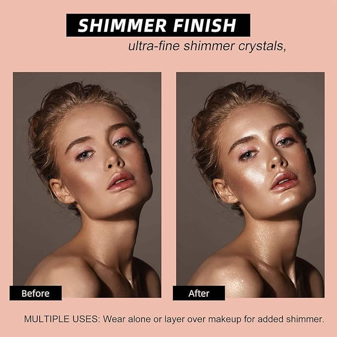 Shimmer Eyeshadow Stick Creamy Highlighter for Eyes, Lips Cheeks Long Lasting, Moisturizing, Multi Use High Pigment Glow for Day Night, Micro Pearls, Champagne Undertone (Stardust Sparkle)