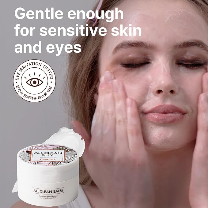 HEIMISH All Clean Balm 4.0fl.oz/120ml - Cleansing Balm, Waterproof Makeup Remover, Face Cleanser, Oil Based Cleanser, Korean Skincare with Natural Aroma Oil, Vegan, For All Skin Types