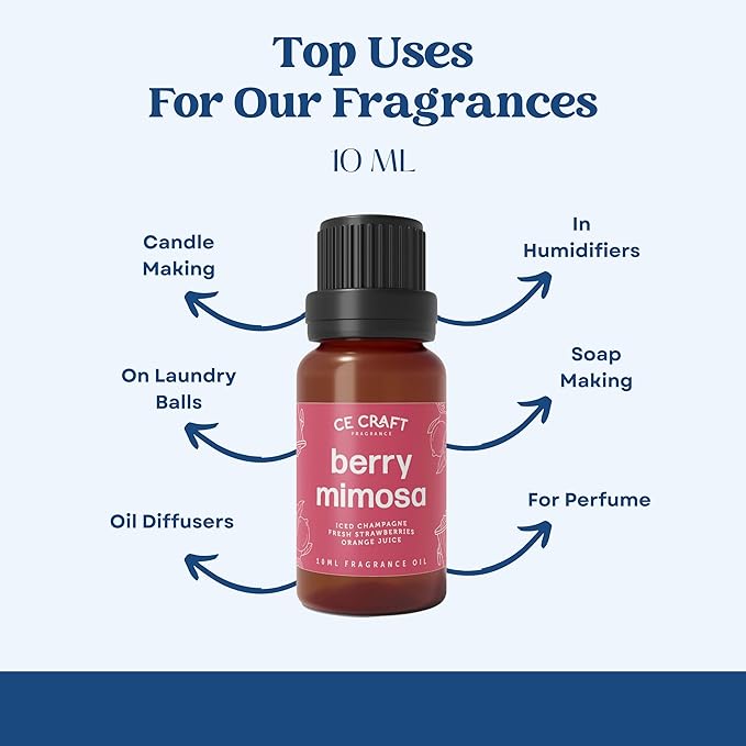 CANDECraftCo Premium Fragrance Oil – Diffuser Oils Fragrances Scented for Home, Candle Soap Making Supplies, Aromatherapy Blends for House (0.34 Fl Oz) (2-Pack, Barber Shop)