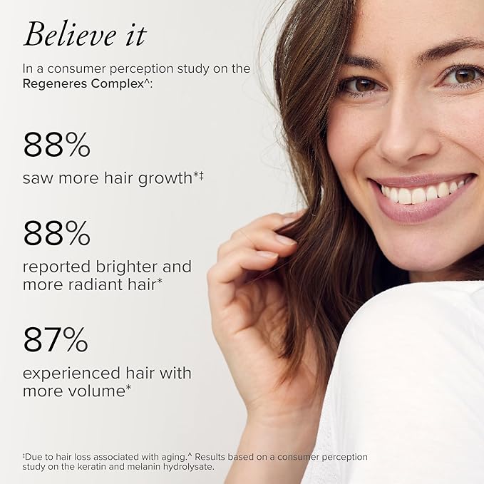 Serovital Hair Regeneres Advanced Hair Growth Supplement - Hair Vitamins for Women, Advanced Hair Regrowth, Hair Loss Treatments for Women, Thinning Hair Treatment – 90 Count