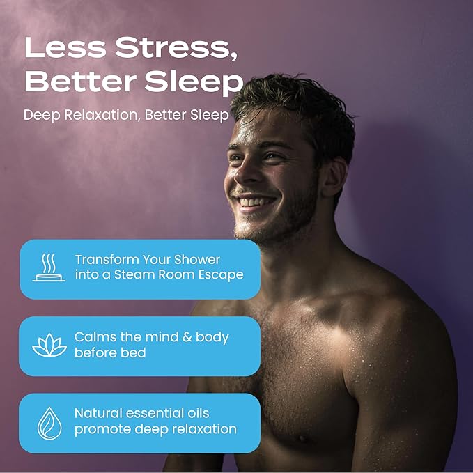 Body Restore Shower Steamers Aromatherapy 6 Pack - Christmas Stocking Stuffers, Birthday Gifts for Women, White Elephant, Relaxation, Self Care for Men - Bloom