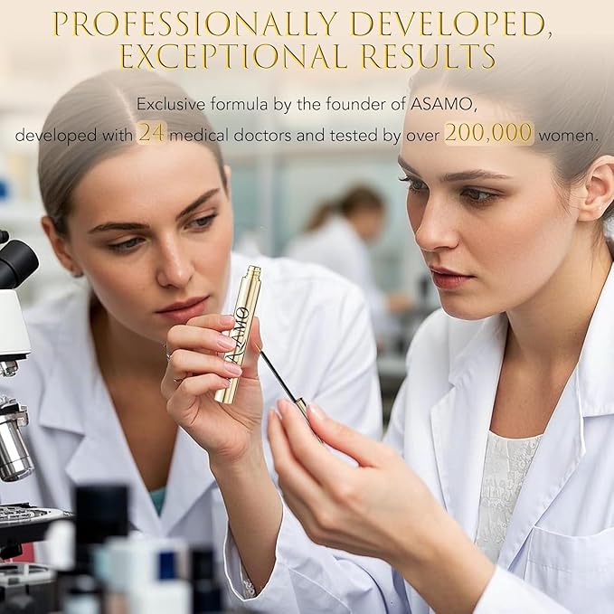 Eyelash Growth Serum – Lash Serum for Eyelash Growth with 15 Plant Extracts for Longer Thicker Fuller Lashes Nourishing Formula to Enhance Natural Beauty Hypoallergenic Oil Free lash growth serum -3ml