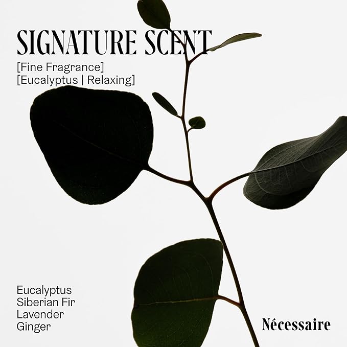Nécessaire The Deodorant Eucalyptus | Natural Aluminum Free Deodorant For Women & Men. Extra Strength Treatment with Mandelic Acid. Free of Baking Soda, Ozokerite & Parabens (75 g/2.5 oz)