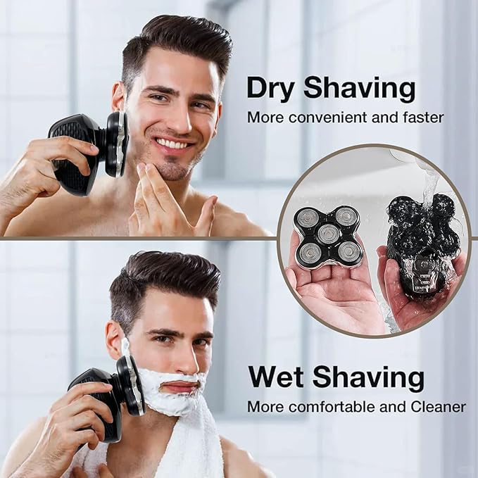Shaver Replacement Head Compatible with Remington Electric Shaving Model SPR-XR7000,for Bald Men.(4packs)