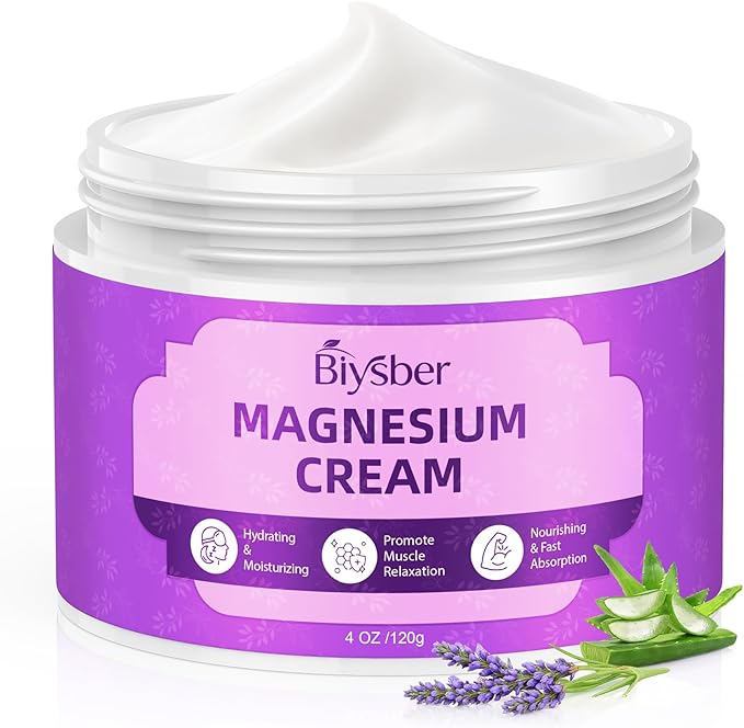Topical Magnesium Lotion Cream for Sleep: Magnesium Nighttime Cream for Women And Men (2.2 Fl Oz)