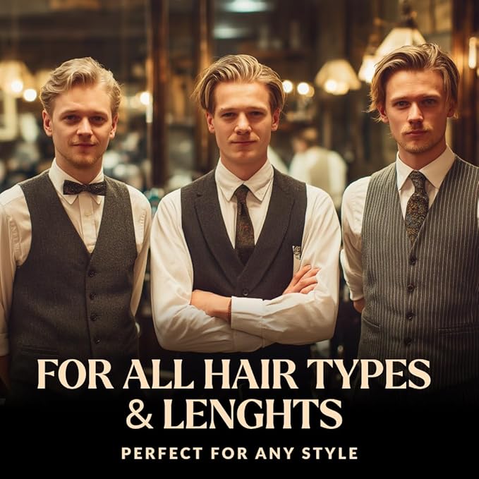 Charlemagne Sea Salt Spray for Men - 6.76 fl oz, 2 Pack - Sea Salt Hair Texture Spray for Beach Hair Waves & Volume, Matte Hold & Heat Protection - Made in Germany