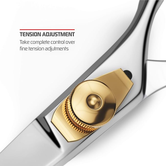 Suvorna Beard & Mustache Scissors for Men - 5" Grooming Scissors for Trimming, Cutting, and Shaping Facial Hair - Japanese Steel Hair Cutting Scissors for Barbers, Professionals & Home Use