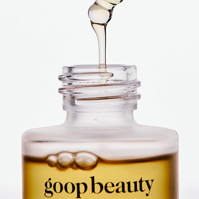 goop Beauty Nutrient Face Oil | Anti Aging Moisturizer for Smooth Skin Texture & Wrinkles | Bakuchiol, Cacay, & Organic Amla | 1 fl oz