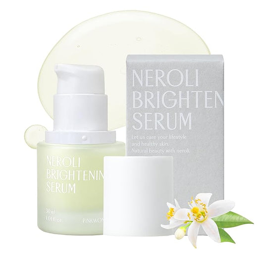PINKWONDER Neroli Serum 1.01oz (30ml), Niacinamide and Neroli Extract for Glowing Skin, Improve Uneven Skin Tone, Hydrating and Radiance, Suitable for Sensitive Skin, Korean Skincare