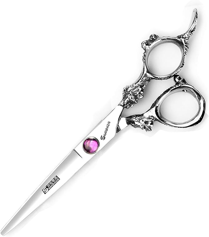 SHARONDS Hair Cutting Scissors Hairdressing Scissors Thinning Scissor Professional Barber Salon Home Shear For Men Women Pet (6 inch)