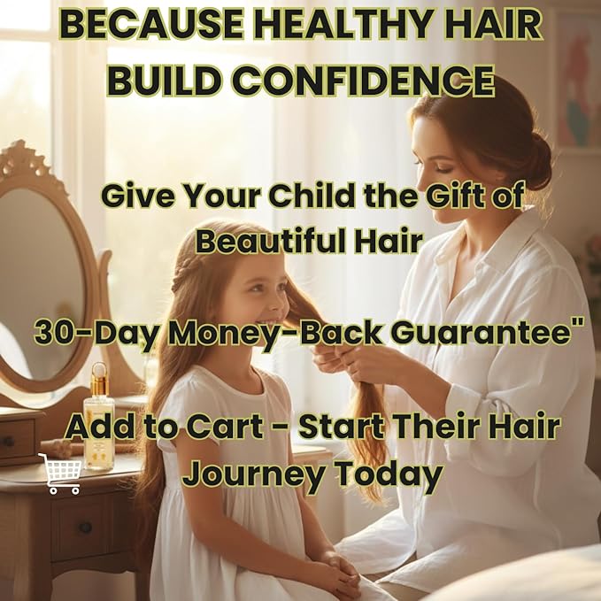 REVATOLOGY Kids & Baby Hair Growth Product High Potency Scalp & Hair Oil (Made in USA) 26 Cold-Pressed Botanicals for all Ages and Hair types -Thin, Curly, Thick Hair | Cruelty & Chemical Free