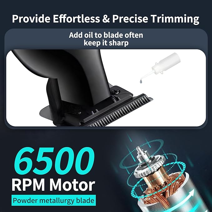 KEMEI 2299 Professional Hair Clippers for Men Professional - Cordless&Corded Barber Clippers for Hair Cutting & Grooming Rechargeable Beard Trimmer