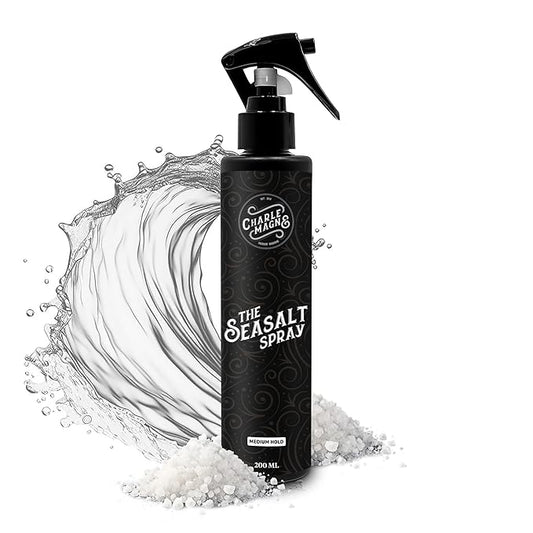 Sea Salt Spray for Men - Salt Water Texture & Volume Spray for Men’s Beach Waves & Curls with Heat Protection 200 ml - Made in Germany (6.76 Fl Oz, Medium Hold (Pack of 1))