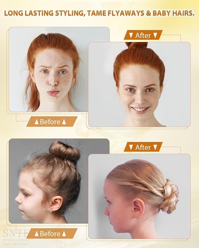 Hair Wax Stick, Wig Band Set - Smooths Flyaways, Sleek Ponytail, Baby Hairs, Edge Control - Lace Melting Band for Wig Glue Lace Glue