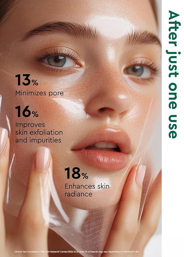 Bewants Seaweed PDRN Peel-Off Wrapping Jelly Mask 3.38 fl oz with Spatula | Facial Mask with AHA BHA & Niacinamide | Pore Minimizing | Smoother Skin Texture | 1 Pack