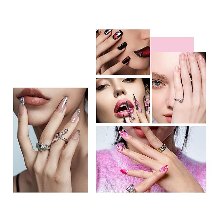 Acrylic Nail Brush Size #20, 100% Pure Kolinsky Nail Art Brushes for Acrylic Application, Sturdy Starry Handle Oval Shaped Nail Design Tools for Professional Manicure DIY, Pink