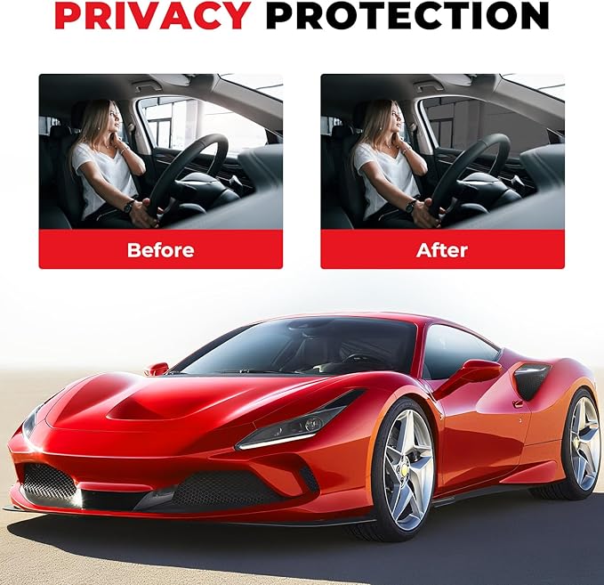 5% VLT Ceramic Car Window Tint Film (24In x100Ft), 99% UV & 96% IRR Blocks, 5-Layer Automotive Tints for Privacy Sun & Glare Protection Heat Blocking Scratch Resistant