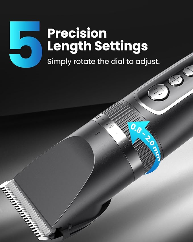 Dog Clippers for Grooming Thick Hair, 36V Electric Corded Dog Grooming Kit, 10ft 3-Speed Sheep Shears, Heavy Duty Pet Hair Trimmer with Storage Case for All Coats & Breeds