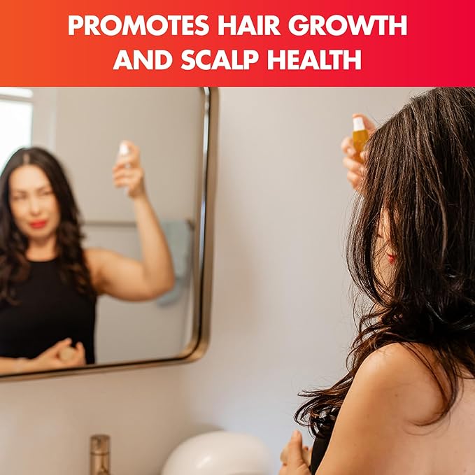 Mito Red Light RLT+ Hair Mist: Red Light Therapy Spray for Hair - Red Light Hair Therapy Mist - Boosts Hair Health with Natural Ingredients - All Hair Types - 1.7 fl oz