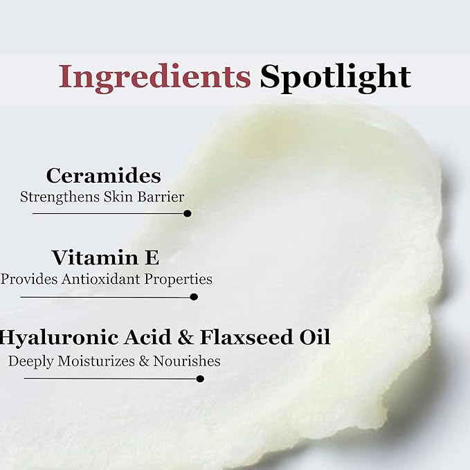 mivida Makeup Melting Cleansing Balm, Waterproof Makeup Remover with Ceramides, Vit E & Hyaluronic-Acid, Hydrating and Gentle Cleanser for Norished Skin, value Size 3.5 fl oz